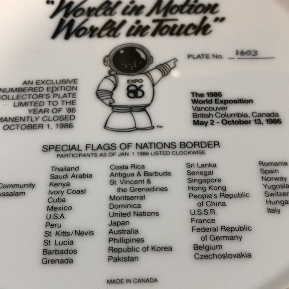 Vintage Vancouver Expo 86 - Picture 3 of 4